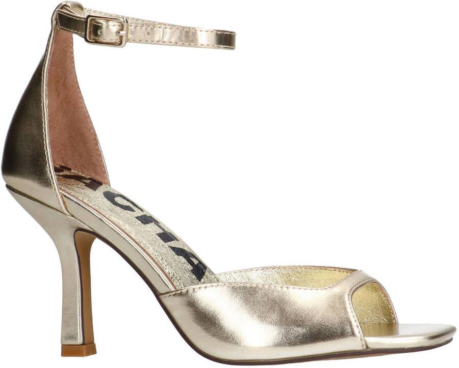 Sacha Dames Gouden sandalen met hak - Foto 3