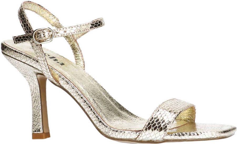 Sacha Dames Gouden sandalen met hak - Foto 2
