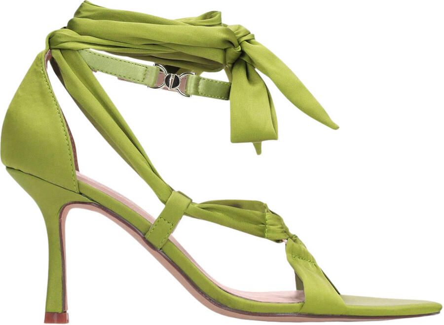 Sacha Dames Groene sandalen met hak