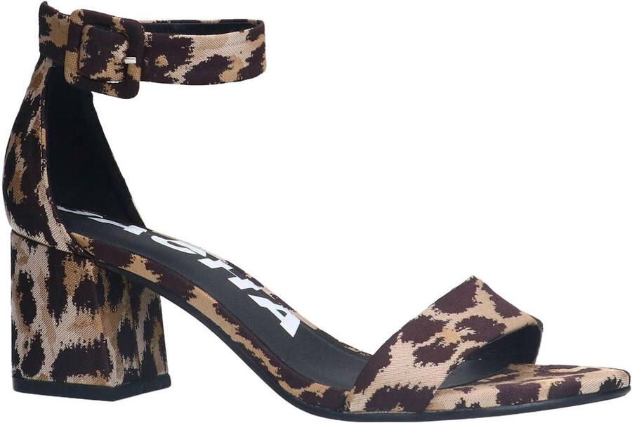 Sacha sandalettes met panterprint beige bruin - Foto 2