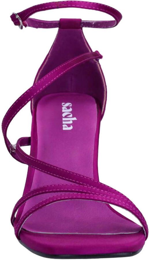 Sacha Dames Paarse sandalen met hak - Foto 3