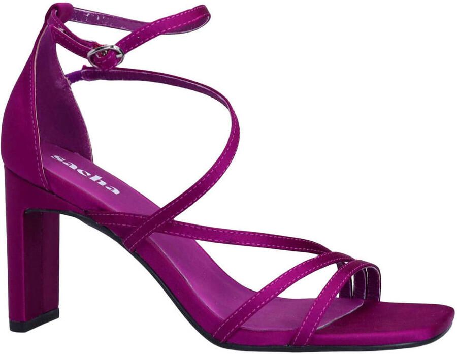 Sacha Dames Paarse sandalen met hak - Foto 2