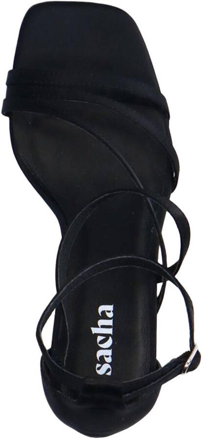 Sacha Dames Zwarte sandalen met hak - Foto 2