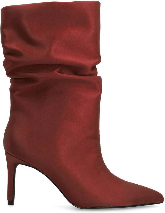 Sacha Dames Rode enkellaarsjes met hak