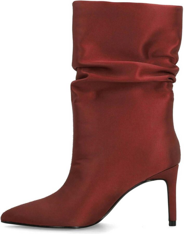 Sacha Dames Rode enkellaarsjes met hak