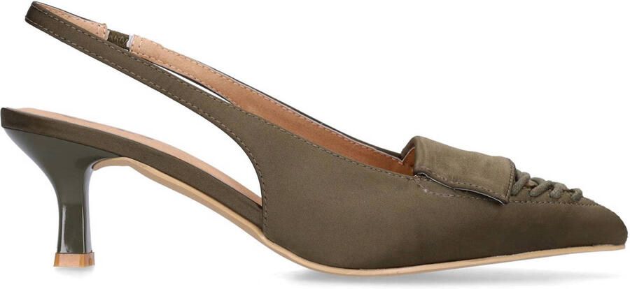Sacha Dames Groene slingbacks