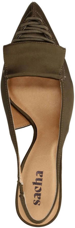 Sacha Dames Groene slingbacks - Foto 2