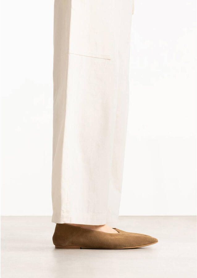 Sacha Dames Beige suède ballerina's - Foto 3