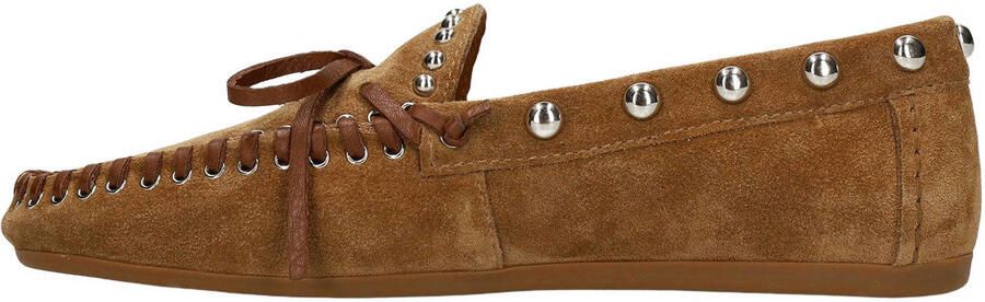 Sacha Dames Bruine suède bootschoenen met studs - Foto 3