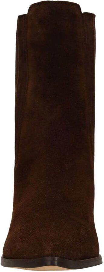 Sacha suède chelsea boots met blokhak bruin - Foto 3
