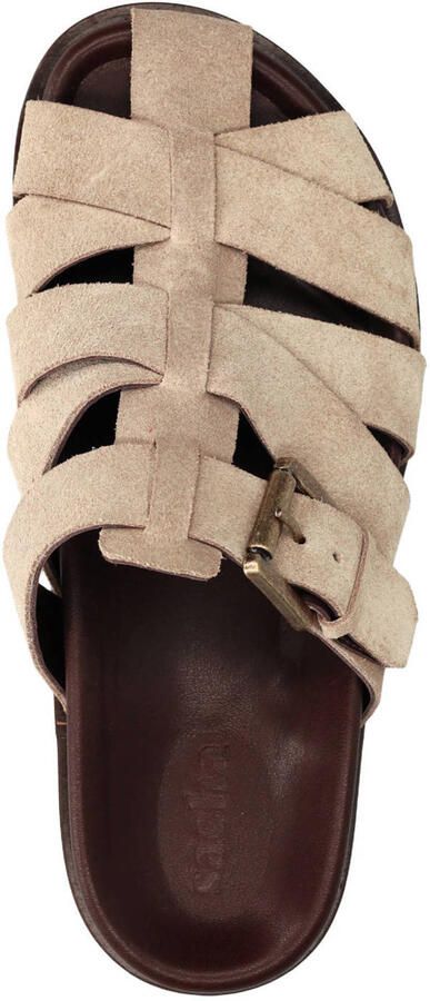 Sacha Dames Beige suède slippers - Foto 3