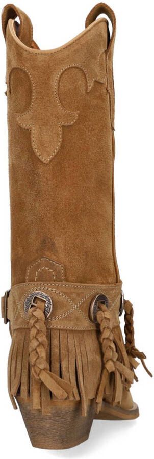 Sacha Dames Beige suède cowboylaarzen - Foto 3