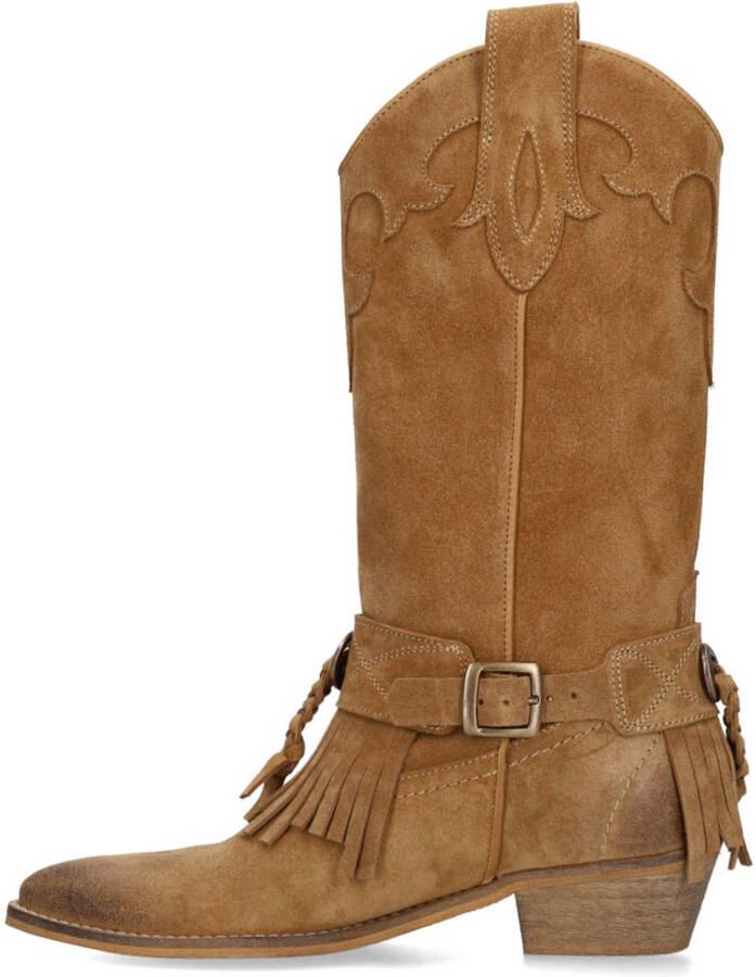 Sacha Dames Beige suède cowboylaarzen - Foto 2