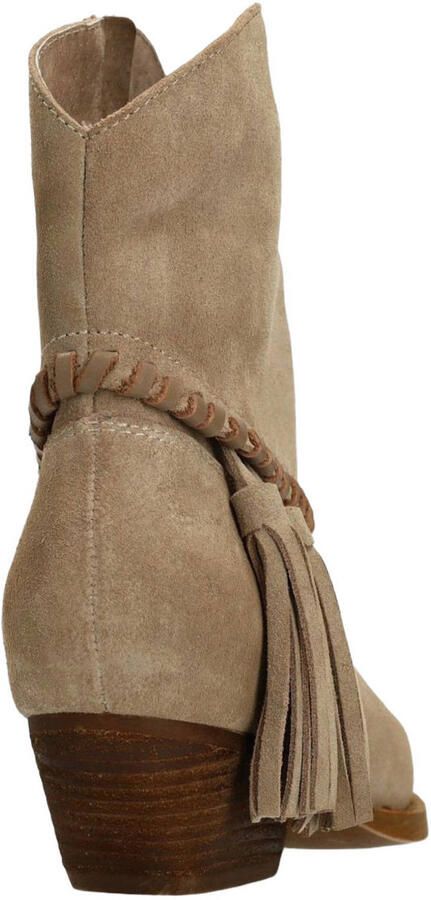 Sacha Dames Beige leren western laarsjes - Foto 2