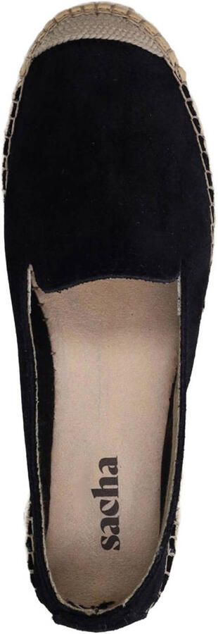 Sacha Dames Zwarte suède espadrilles - Foto 3