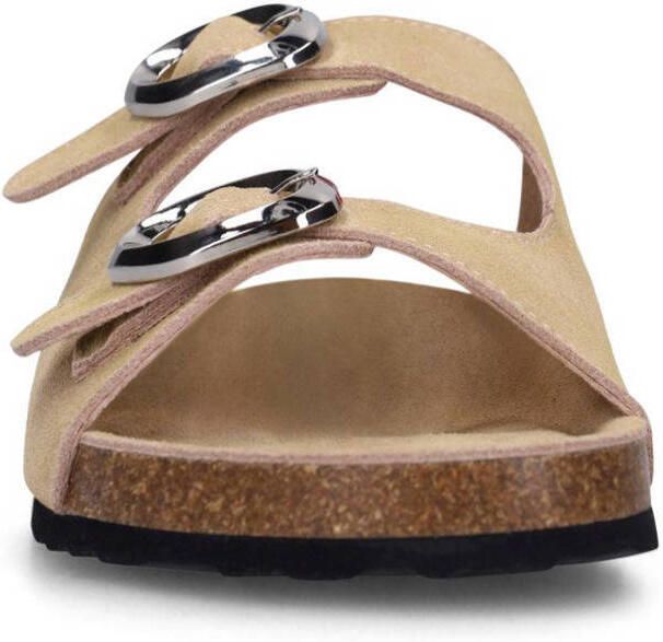 Sacha Dames Beige suède slippers - Foto 2