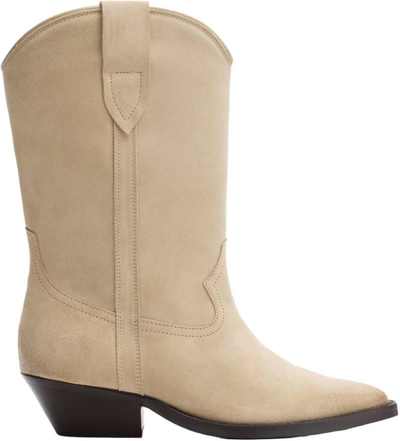 Sacha western suède cowboylaarzen beige