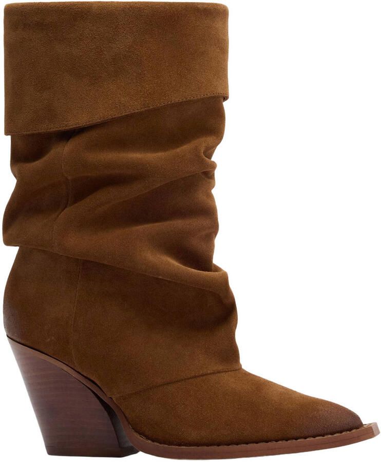 Sacha Dames Cognac suède slouchy laarzen - Foto 2