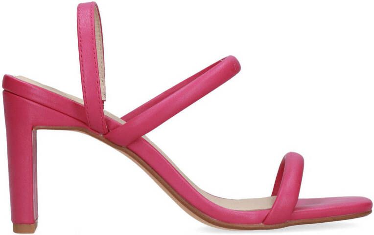 Sacha Dames Roze sandalen met rechte hak
