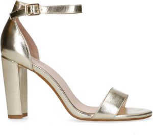 Sacha Dames Goudkleurige sandalen met hak