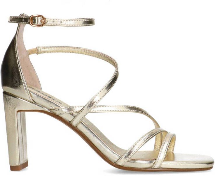 Sacha Dames Gouden sandalen met hak