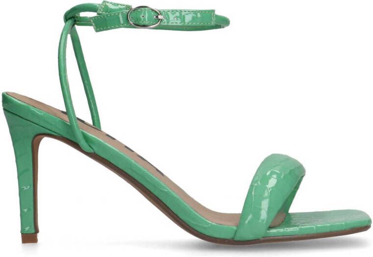 Sacha Dames Groene sandalen met hak