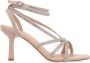 Sacha Dames Beige strass sandalen met hak - Thumbnail 1