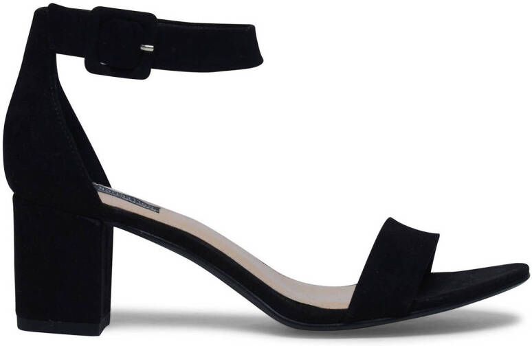 Sacha Dames Minimal sandalen met hak zwart