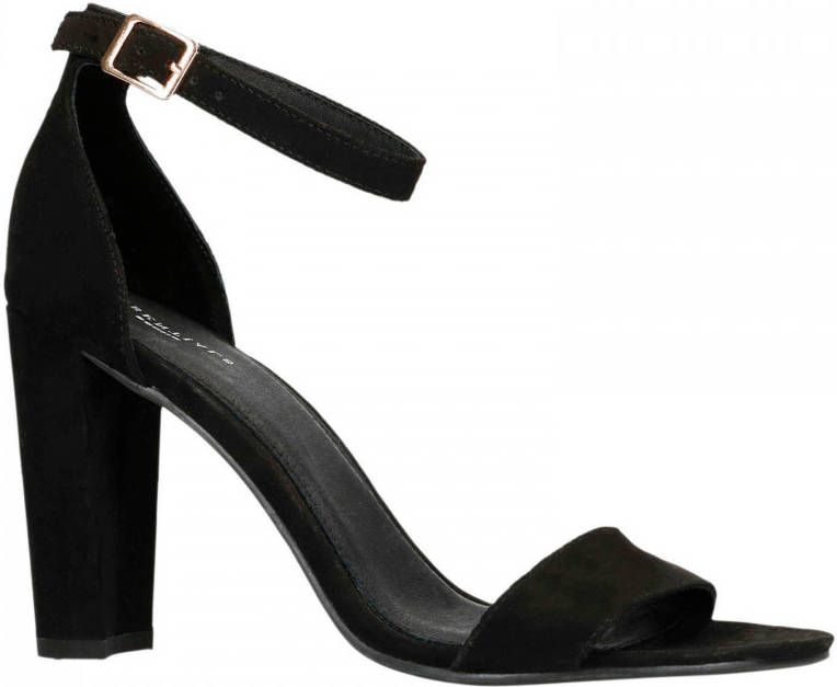 Zwarte sandalen met hak - Damesschoenen – SACHA