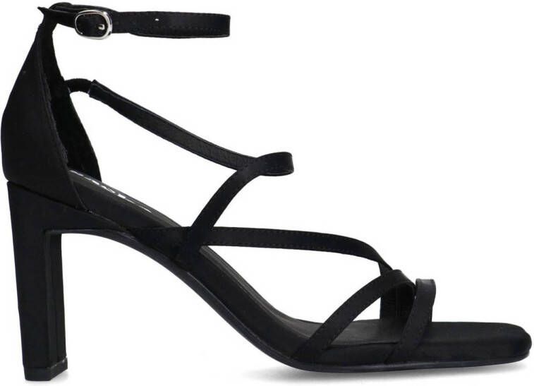 Sacha Dames Zwarte sandalen met hak