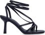 Sacha Dames Zwarte sandalen met hak - Thumbnail 1