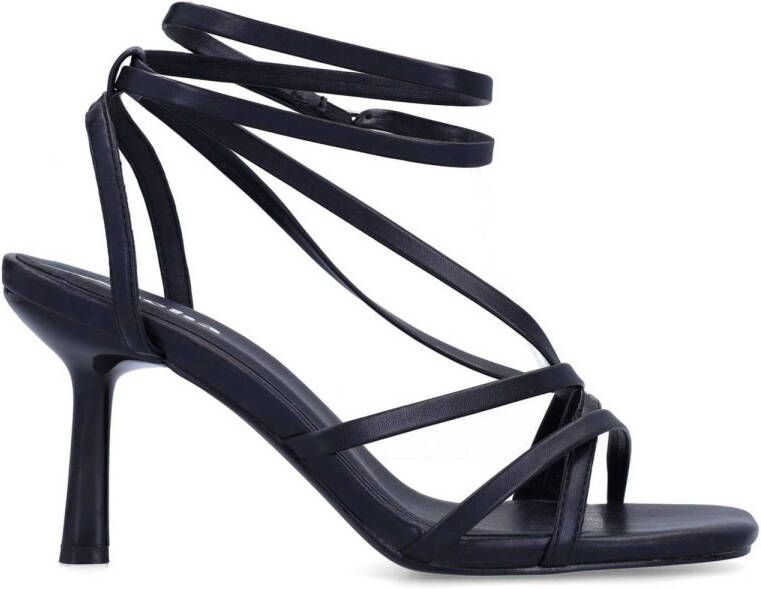 Sacha Dames Zwarte sandalen met hak