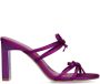 Sacha Dames Paarse sandalen met hak en strikjes - Thumbnail 1