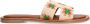 Sacha Dames Beige slippers met bloemen embroidery - Thumbnail 1