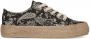 Sacha sneakers met paisleyprint zwart - Thumbnail 1
