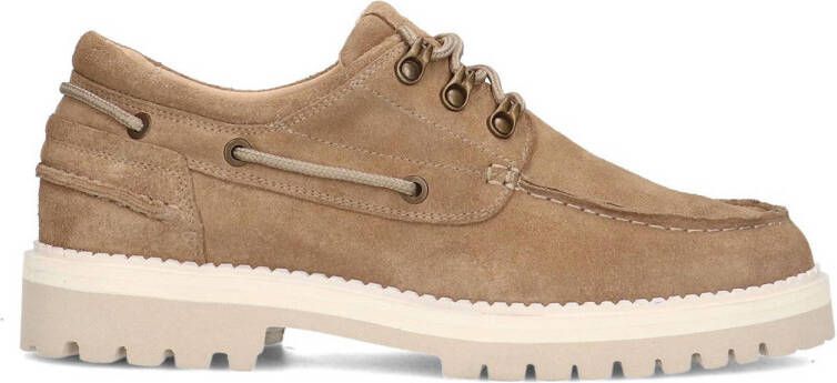 Sacha Heren Beige su�de veterschoenen