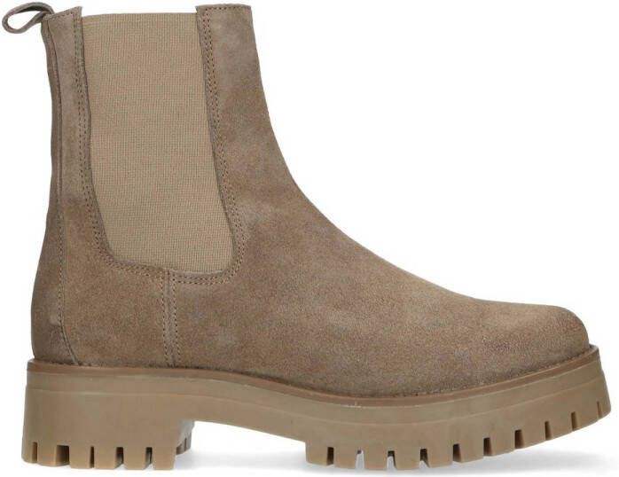 Sacha suède chelsea boots taupe