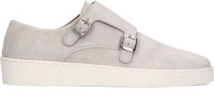 Sacha Heren Lichtgrijze suède monk sneakers