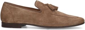 Sacha Heren Taupe su�de loafers met kwastje