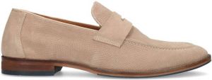 Sacha Heren Beige suède penny loafers