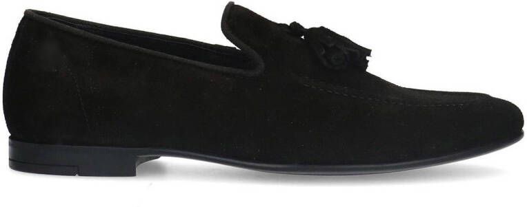 Sacha suède loafers zwart