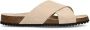 Sacha Dames Beige suède slippers - Thumbnail 1