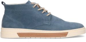 Sacha Heren Blauwe hoge leren sneakers