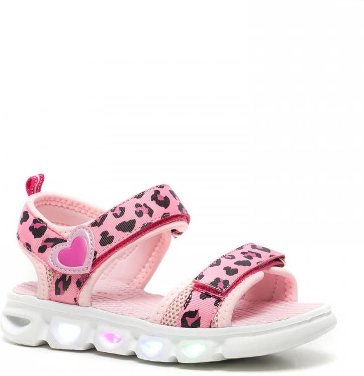 Scapino Box sandalen lichttjes roze - Schoenen.nl