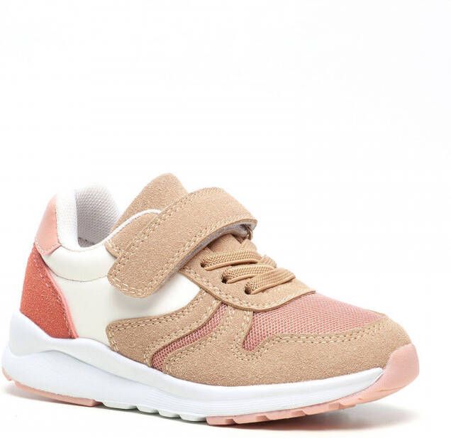 Scapino Blue Box sneakers beige roze - Schoenen.nl