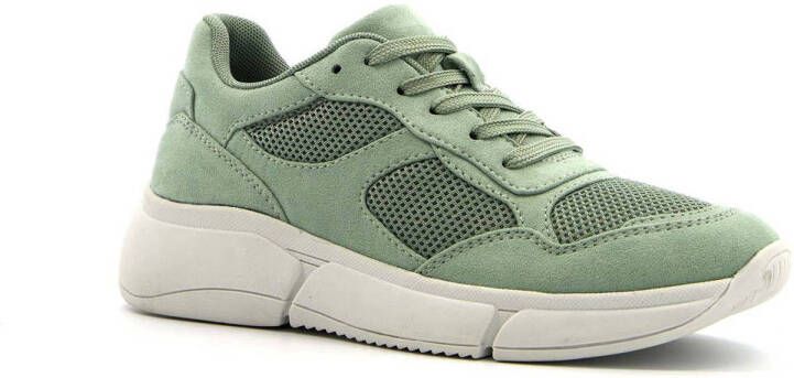 BLUE BOX dames sneakers Groen Uitneembare zool
