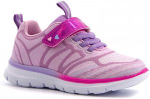 BLUE BOX meisjes sneakers met hartjes Paars Uitneembare zool