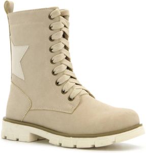BLUE BOX meisjes veterboots Beige Uitneembare zool
