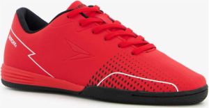 Dutchy Offside kinder zaalschoenen IC Rood Uitneembare zool