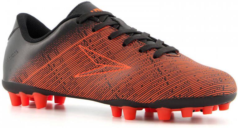 Dutchy Stripe kinder voetbalschoenen FG MG Rood - Schoenen.nl